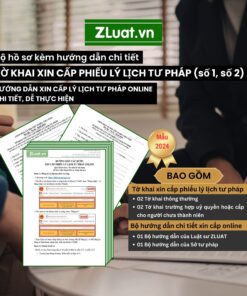Bộ mẫu CẤP LÝ LỊCH TƯ PHÁP viết tay PHÁP LÝ TỐT NHẤT, điền vào MẪU SẴN và HƯỚNG DẪN