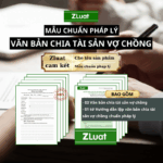 Bộ đơn THOẢ THUẬN TÀI SẢN VỢ CHỒNG viết tay, điển vào MẪU SẴN và HƯỚNG DẪN CHI TIẾT