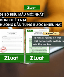 Bộ mẫu ĐƠN KHIẾU NẠI + HƯỚNG DẪN viết tay PHÁP LÝ TỐT NHẤT, điền vào MẪU SẴN