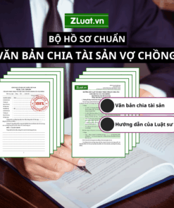 Mẫu văn bản thoả thuận chia tài sản vợ chồng kèm Hướng dẫn của Luật sư