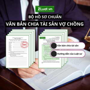 Mẫu văn bản thoả thuận chia tài sản vợ chồng kèm Hướng dẫn của Luật sư