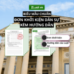 Mẫu đơn khởi kiện kèm hướng dẫn khởi kiện