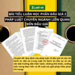 Tiểu luận đấu giá: Quy định của pháp luật về đấu giá tài sản thi hành án dân sự