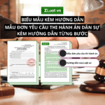 Văn bản mẫu – Đơn yêu cầu thi hành án kèm Hướng dẫn