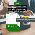 Bộ mẫu HỢP TÁC KINH DOANH QUÁN CAFE, TRÀ SỮA… điển vào MẪU SẴN và HƯỚNG DẪN CHI TIẾT, có ZALO Luật sư