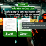 Bộ mẫu ĐƠN TỐ GIÁC TỘI PHẠM viết tay PHÁP LÝ TỐT NHẤT, điền vào MẪU SẴN và HƯỚNG DẪ